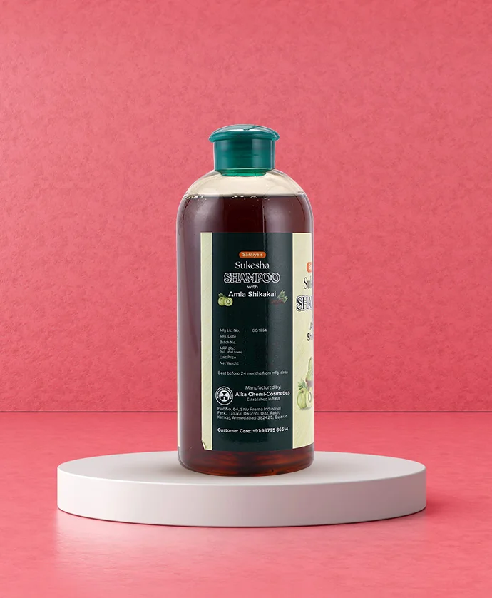 Sukesha Amla Shikakai Shampoo - Image 3