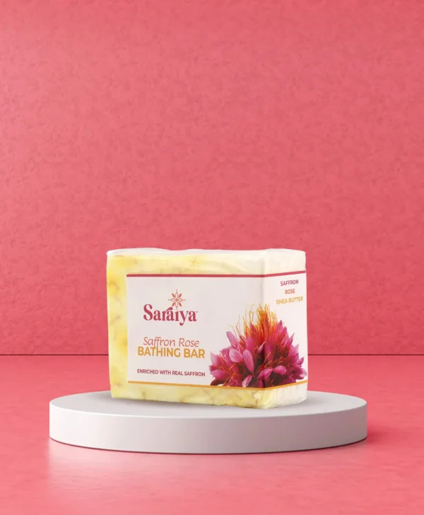 Saraiya Saffron Rose Bathing Bar - Image 2